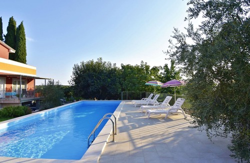 Savudrija Apartment | Cute studio in the villa for couples, with swimming pool, garden grill