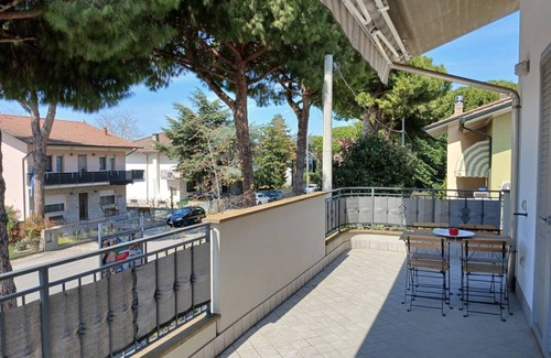 Pinarella Apartment | CV002 - Cervia, new two-room apartment with large terrace and parking space