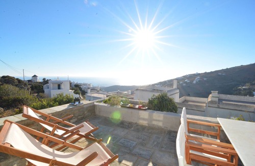 Tinos Town Villa | Cycladic Fos | Entire 2BR villa | SeaView