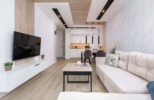 Kolobrzeg Apartment | Cztery Pory Roku B51 | Trendy Apartment | Balcony