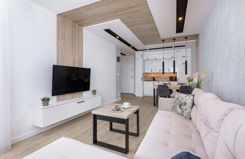 Kolobrzeg Apartment | Cztery Pory Roku B51 | Trendy Apartment | Balcony