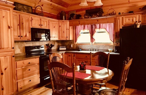 Blairsville Cabin | Dancing Bear Your Honeymoon Cabin with Hot Tub in the Woodsn