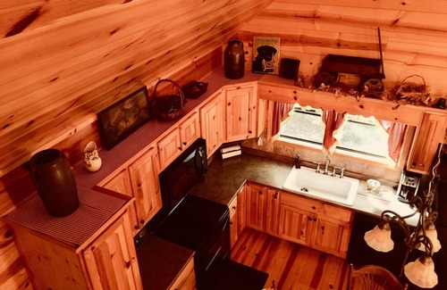 Blairsville Cabin | Dancing Bear Your Honeymoon Cabin with Hot Tub in the Woodsn