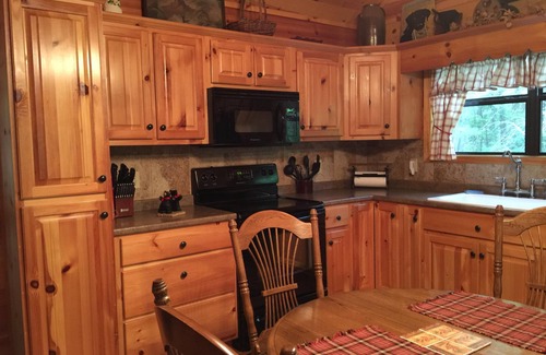 Blairsville Cabin | Dancing Bear Your Honeymoon Cabin with Hot Tub in the Woodsn