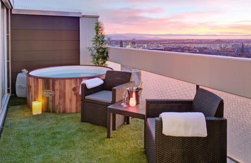 Oststadt Apartment | Das Penthouse - Jacuzzi - BBQ - Dachterrasse