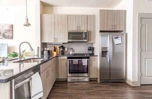 Collin County Apartment | Dashing King Studio Suite | Pool, Parking + Gym M