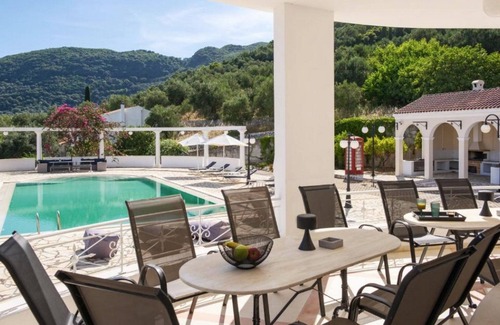 Doukades Villa | Dazzling Corfu Villa | Villa Gwaihir | 7 Bedrooms | Spacious Sun Terrace Fitted.