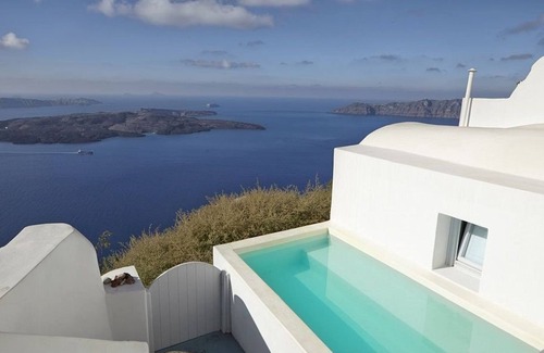 Imerovigli Villa | Dazzling Santorini Villa | 3 Bedrooms | Villa Orpheus | Private Terrace with.