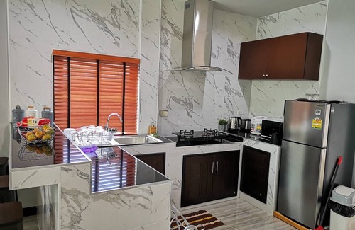 Krabi Villa | "De Nathai Private Pool Villa" The New Pool villa in Aonang , Modern Style.