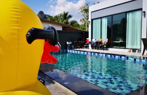 Krabi Villa | "De Nathai Private Pool Villa" The New Pool villa in Aonang , Modern Style.