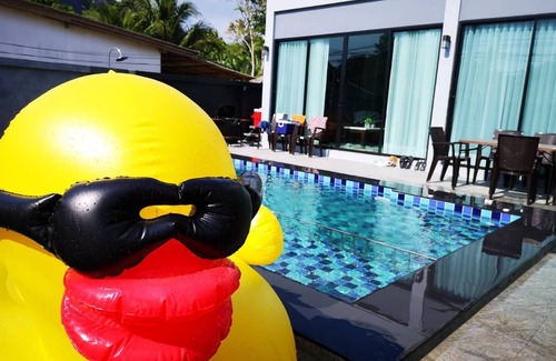 Krabi Villa | "De Nathai Private Pool Villa" The New Pool villa in Aonang , Modern Style.