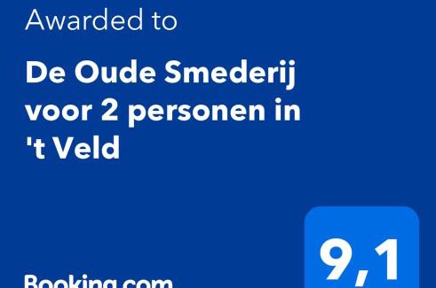 't Veld Apartment | De Oude Smederij voor 2 personen in 't Veld
