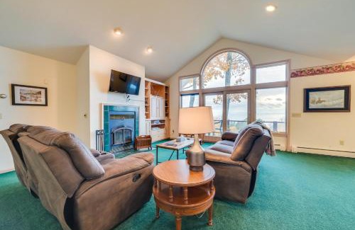 Good Hart House | Deck and Views Beautiful Michigan Home