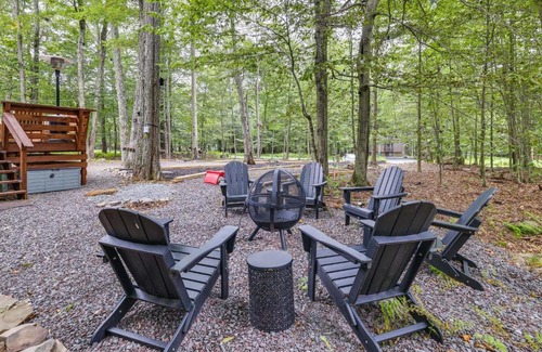 Gouldsboro House | Deck, Fire Pit and Sauna Big Bass Lake Getaway!
