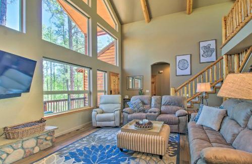 Sierra Pines House | Deck, Grill and Fire Pit Spacious Show Low Hideaway
