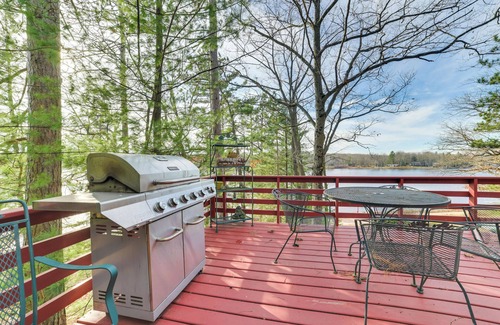 Harrison Cottage | Deck, Grill & Views: Lakefront Cottage in Harrison