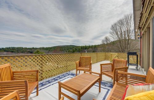 Vernon Apartment | Deck, Mountain Views Colorful Retreat in Vernon!