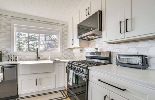 Long Lake Cottage | Deck & Scenic Views: Lakefront Cottage in Hale!