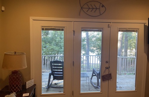 Reed Creek House | Deep water & private dock. Kayaks and paddle boards are provided.