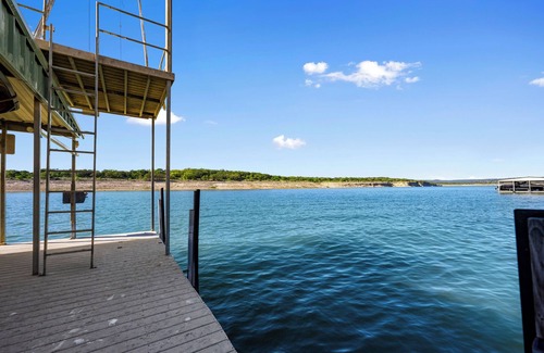 Highland Lake Estates House | Deep Waterfront~Boat Dock~Game Cave/Bar~Pavilion~Balcony, sleeps 15