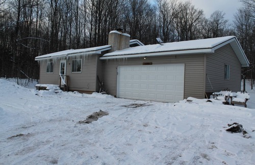 Johannesburg Cabin | Deer-View Cabin - Remodeled Cabin with Spacious Yard and Cozy Living