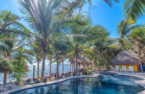 Akumal Condo | Del Sol Beachfront Unit 303: 1 BR, 1 BA Condominium in Akumal, Sleeps 2