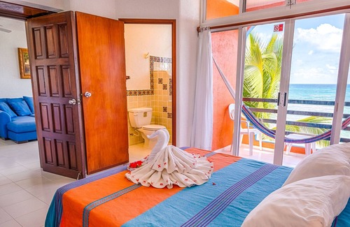 Akumal Condo | Del Sol Beachfront Unit 303: 1 BR, 1 BA Condominium in Akumal, Sleeps 2