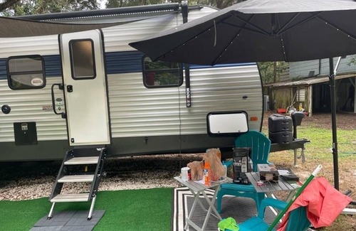 Fellowship House | Delightful 1-bedroom RV with parking on premises
