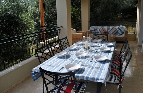 Petaleia Villa | Delightful Secluded Villa Above Avlaki. Fabulous Views, Private Pool, A/C Wi-fi