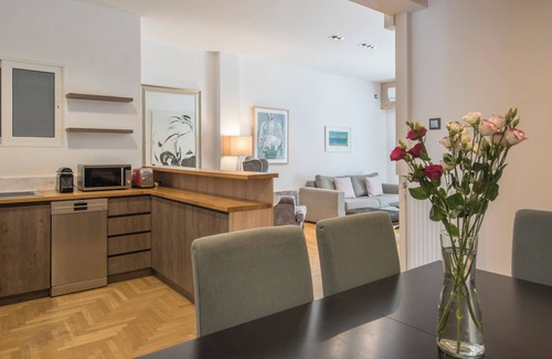 Pangrati Condo | Delightful Stylish Two Bedroom Condo, Hip Area of Central Athens