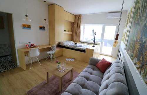 Bucharest City-Centre Apartment | Deluxe Studio Old Center Panoramic View Terrace