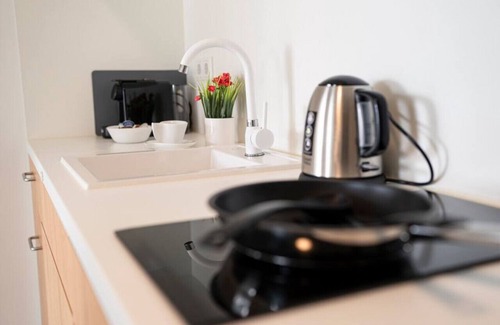 Wieseck Apartment | Deluxe suite with perfect living and working comfort