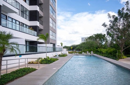 Zona Industrial Apartment | Departamento de lujo en Indico frente a plaza Harbor