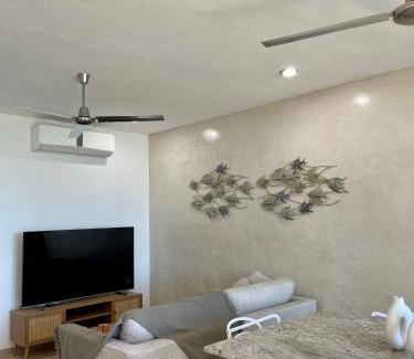 Chicxulub Puerto Apartment | Departamento El Cardumen
