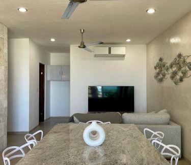 Chicxulub Puerto Apartment | Departamento El Cardumen