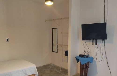 Centro Apartment | Departamento en el corazón de Bacalar - Terraza - AA & WIFI