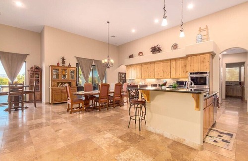 Rio Verde Foothills House | Desert Foothils Rustic Resort Oasis w/Pool & Spa