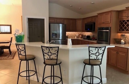 Wildwood House | Designer Luxury: 3BR/2BA Oasis with Pool, Golf Cart, and More!