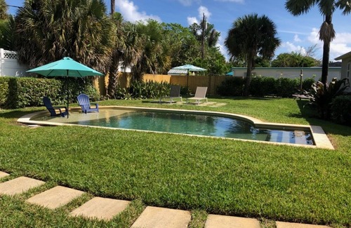 Delray Beach House | DESIRED East Delray Beach Pool Home, Sleeps 6, Close to Beach & Atlantic Avenue