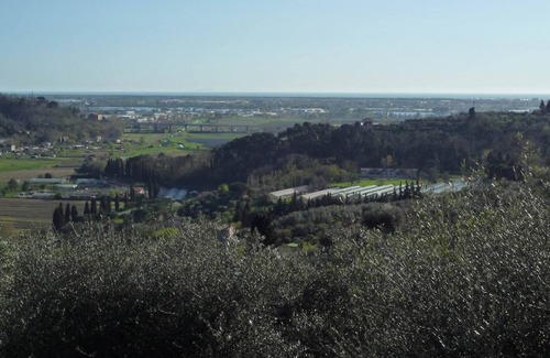 Stiava House | Detached house in Bargecchia, air conditioning, pool, garden with views, free Wi Fi