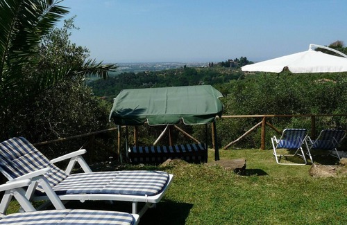 Stiava House | Detached house in Bargecchia, air conditioning, pool, garden with views, free Wi Fi