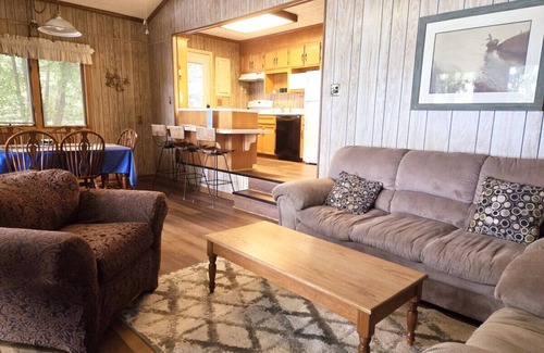 Huddleston House | Dewitt -Cozy cabin in the woods- perfect for a small family and a dog near SML State Park