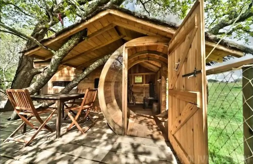 Ploemel Ski Chalet | Dihan Evasion - SPA cabin by the water for 4 people