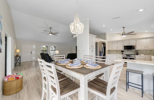 Lochmoor Waterway Estates House | Direct Gulf Access Newly Renovated Waterfront Pool Home Retreat