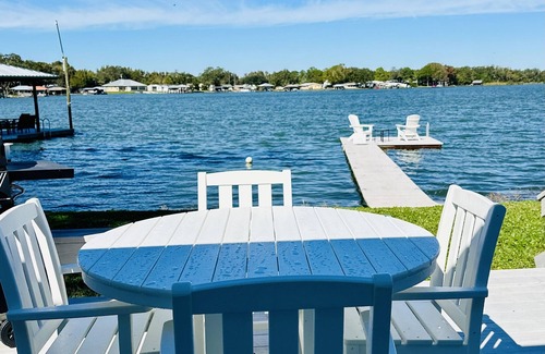 Lake Placid House | Direct Lake Access Home with Private Boat Ramp and Boat House w/lift