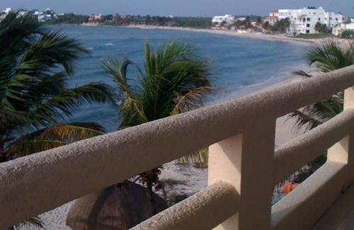 Akumal Condo | Direct Oceanfront, Corner Balcony Panoramic View of Beach, Half Moon Bay, Akumal