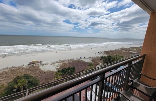 Myrtle Beach Condo | Direct Oceanfront Suite Caravelle Resort 615 Sleeps 4 Guests