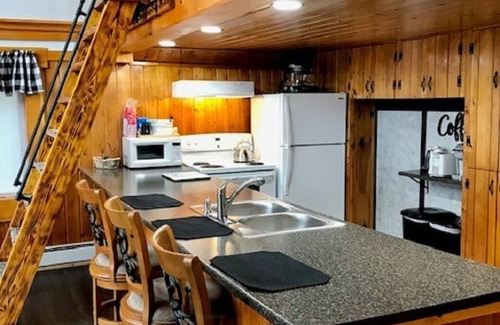 Sinclair House | Direct Trail Access-L & R Lakeside Rentals with this Beautiful Camp on Long Lake