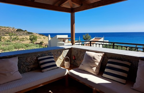 Keratokambos House | Directly at the sea, dreamlike sea view – holiday home Keratokampos, Crete