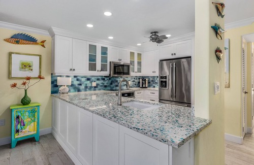 Bonita Springs Condo | Directly on the Beach with Beach Front Views. SeaScape Condo. Totally Updated.